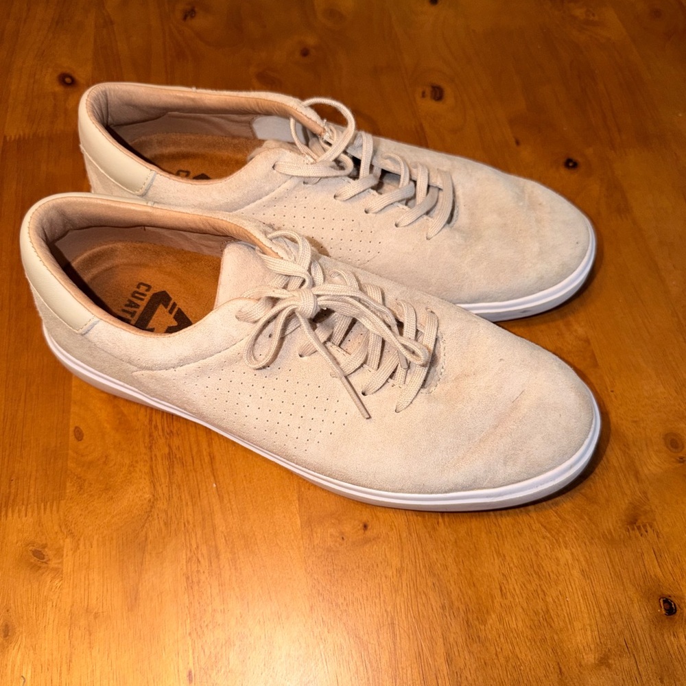 Cuater by Travis Matthews Golf Shoes Suede Off White Size 8